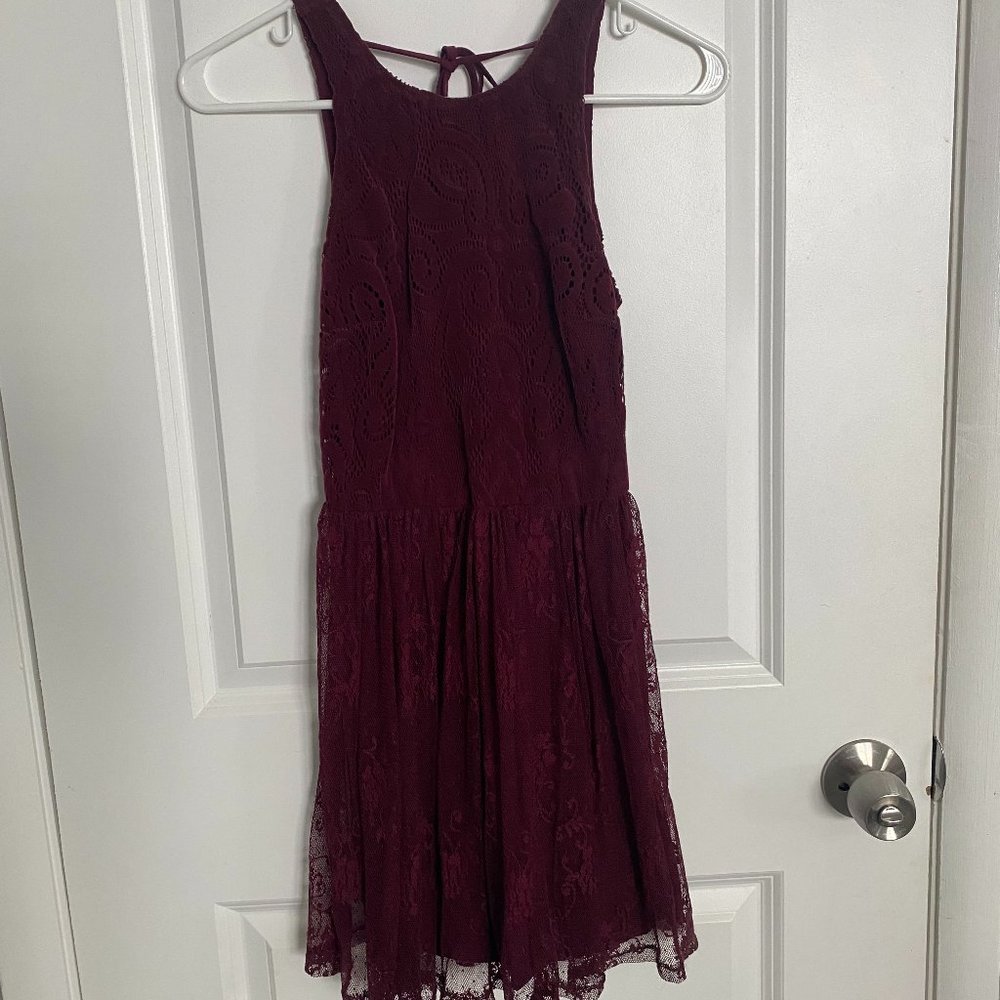 Maroon Dress